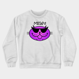 MEW'd - Purrple Crewneck Sweatshirt